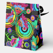 Prachtige Boho Batik Helder en Bold Bedankdoosjes (Achterkant)