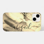 Prachtige Boho Bohemian Style Dreamcatcher veren iPhone Hoesje (Achterkant horizontaal)