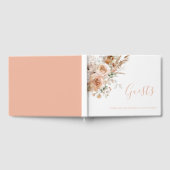 Prachtige Boho Floral bruiloft Gastenboek (Volledig)