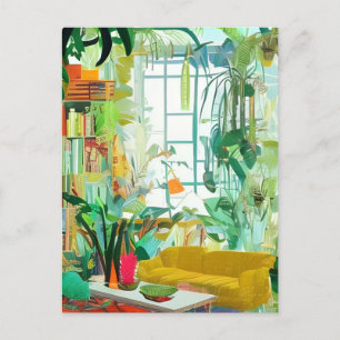 Prachtige Boho Living Room Briefkaart