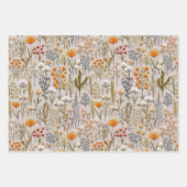 Prachtige borduurwerk inpakpapier vellen (Voorkant)