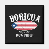 Prachtige Boricua Puerto Rico 100% Magneet (Voorkant)