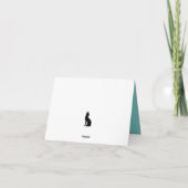 Prachtige bosdieren Elk in sneeuw groet Kaart (Achterkant)