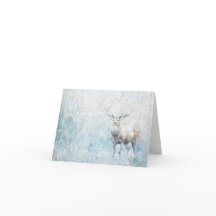 Prachtige bosdieren Elk in sneeuw groet