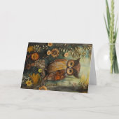 Prachtige bosdieren Wildlife Uil Groet Kaart (Voorkant)