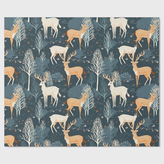 Prachtige bosherten cadeaupapier (Vlak)