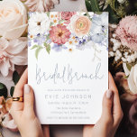 Prachtige Botanische Bloemen Vrijgezellenfeest Bru Kaart<br><div class="desc">Prachtige Botanische Bloemen Vrijgezellenfeest Brunch Invitation Bekijk bijpassend collectie in Niche en Nest Store</div>