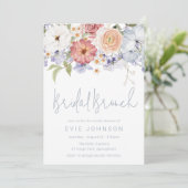 Prachtige Botanische Bloemen Vrijgezellenfeest Bru Kaart (Staand voorkant)