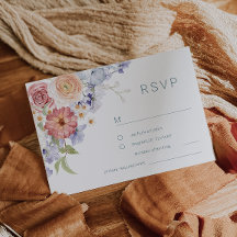 Prachtige Botanische Bloemen Waterverf Bruiloft