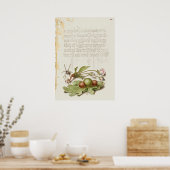 Prachtige  Botanische illustratie Poster (Keuken)