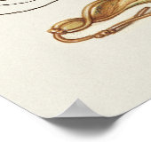 Prachtige  Botanische illustratie Poster (Hoek)