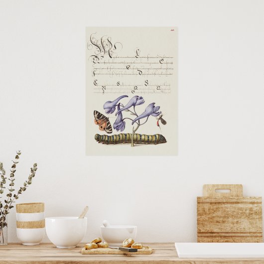 Prachtige Botanische illustratie Poster (Keuken)