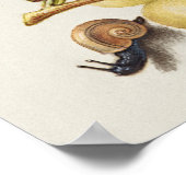 Prachtige  Botanische illustratie Poster (Hoek)