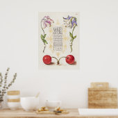 Prachtige Botanische illustratie Poster (Keuken)
