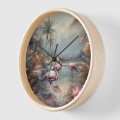 prachtige  botanische schilderflamingos (Hoek)