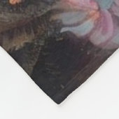 prachtige  botanische schilderflamingos fleece deken (Hoek)