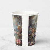 prachtige botanische schilderflamingos papieren bekers (Rechts)