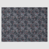 Prachtige botanische, subtiel gotische kerst tissuepapier (Voorkant)