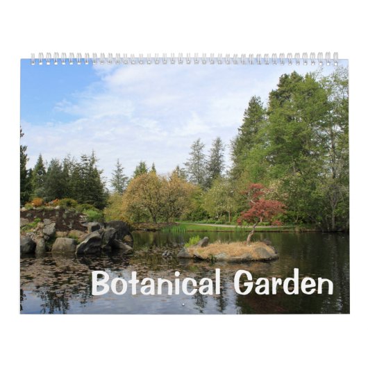 Prachtige botanische tuin kalender (Hoes)