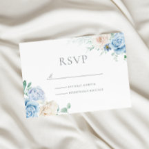 Prachtige botanische witte en blauwe bloemen bruil