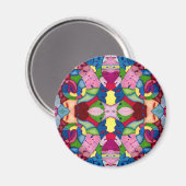 Prachtige bouquet magneet (Voorkant / Achterkant)