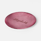 Prachtige Bourgogne Papieren Bordje (Gekanteld)