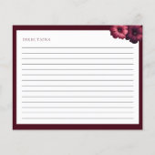 Prachtige Bourgondische bloemenrecept Vrijgezellen (Achterkant)