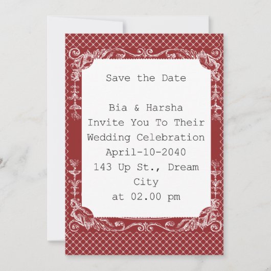 Prachtige Bourgondische Kaart (Voorkant)