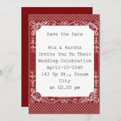 Prachtige Bourgondische Kaart (Voorkant / Achterkant)