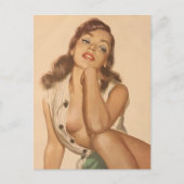 Prachtige Briefkaart van het meisje (Voorkant)