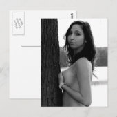 Prachtige briefkaart voor B&W-fotografie buitenshu (Voorkant / Achterkant)