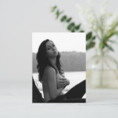 Prachtige briefkaart voor B&W-fotografie buitenshu (Staand voorkant)