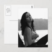 Prachtige briefkaart voor B&W-fotografie buitenshu (Voorkant / Achterkant)