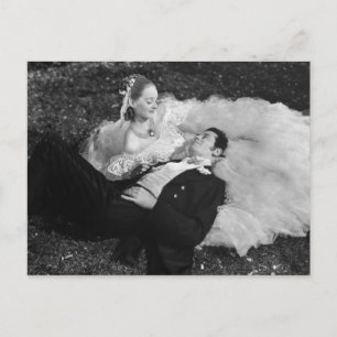 Prachtige  Briefkaarten van Bride en Groom