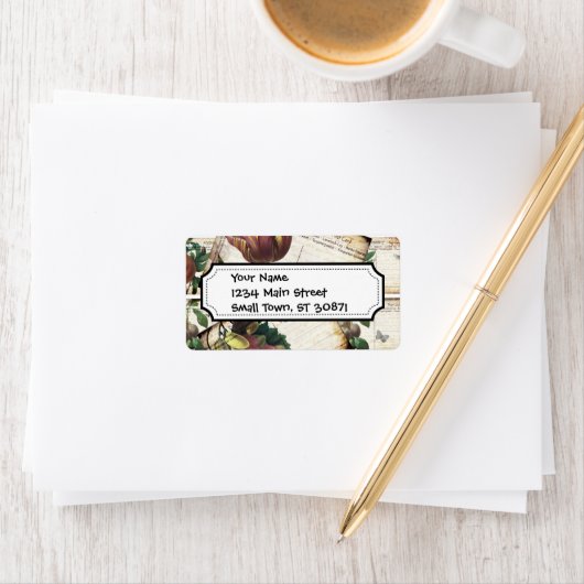 Prachtige  Briefkaarten voor het koelen Etiket (Insitu)