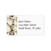 Prachtige  Briefkaarten voor het koelen Etiket (Voorkant)