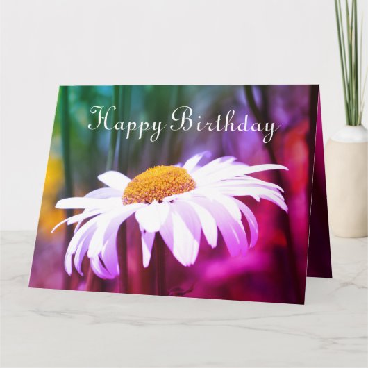 Prachtige Bright Happy Birthday Kaart (Voorkant)