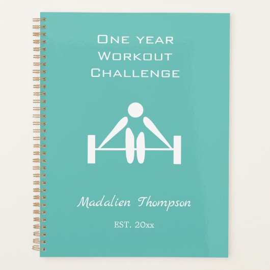 Prachtige, briljante trainingsuitdaging voor één j planner (Voorkant)