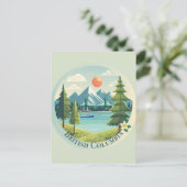 Prachtige British Columbia Briefkaart (Staand voorkant)