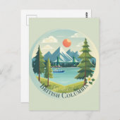 Prachtige British Columbia Briefkaart (Voorkant / Achterkant)