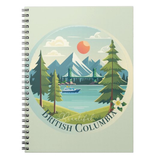 Prachtige British Columbia Notitieboek (Voorkant)