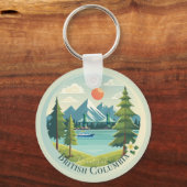 Prachtige British Columbia Sleutelhanger (Achterkant)