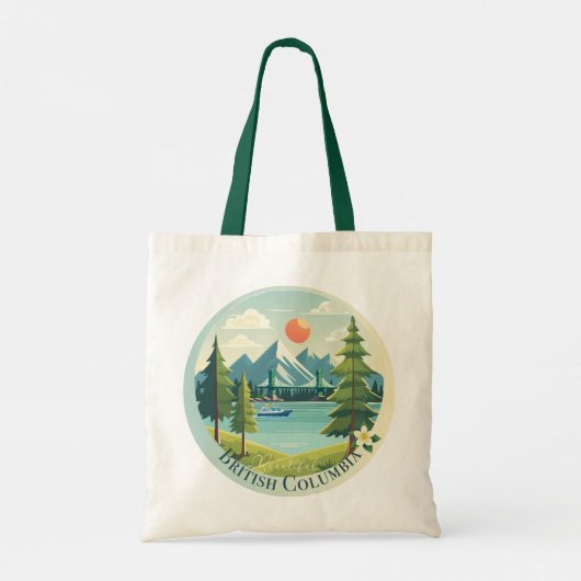 Prachtige British Columbia Tote Bag (Achterkant)