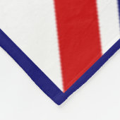Prachtige Britse vlag de union jack Blauwe lijst Fleece Deken (Hoek)