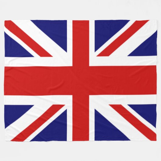 Prachtige Britse vlag de union jack Fleece Deken (Voorkant (Horizontaal))