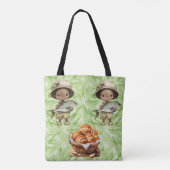 Prachtige Broden en Vissen Grote Schoudertas Tote Bag (Achterkant)