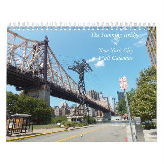 Prachtige bruggen van de NYC Wall Calendar Kalender (Hoes)
