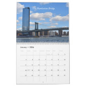 Prachtige bruggen van de NYC Wall Calendar Kalender (Jan 2026)