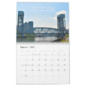 Prachtige bruggen van de NYC Wall Calendar Kalender (Feb 2027)