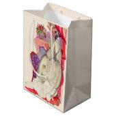 prachtige bruid in een mooie jurk medium cadeauzakje (Achterkant Gekanteld)